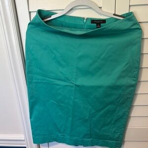 Ann Taylor Teal Pencil Skirt